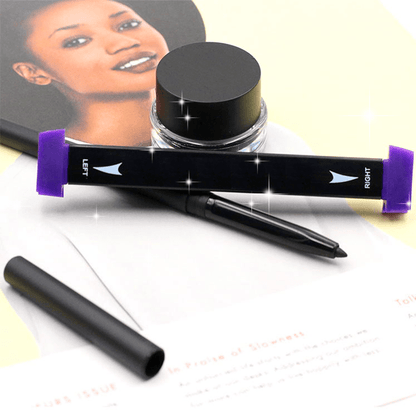 Vamped Winged Eyeliner Stamp Set