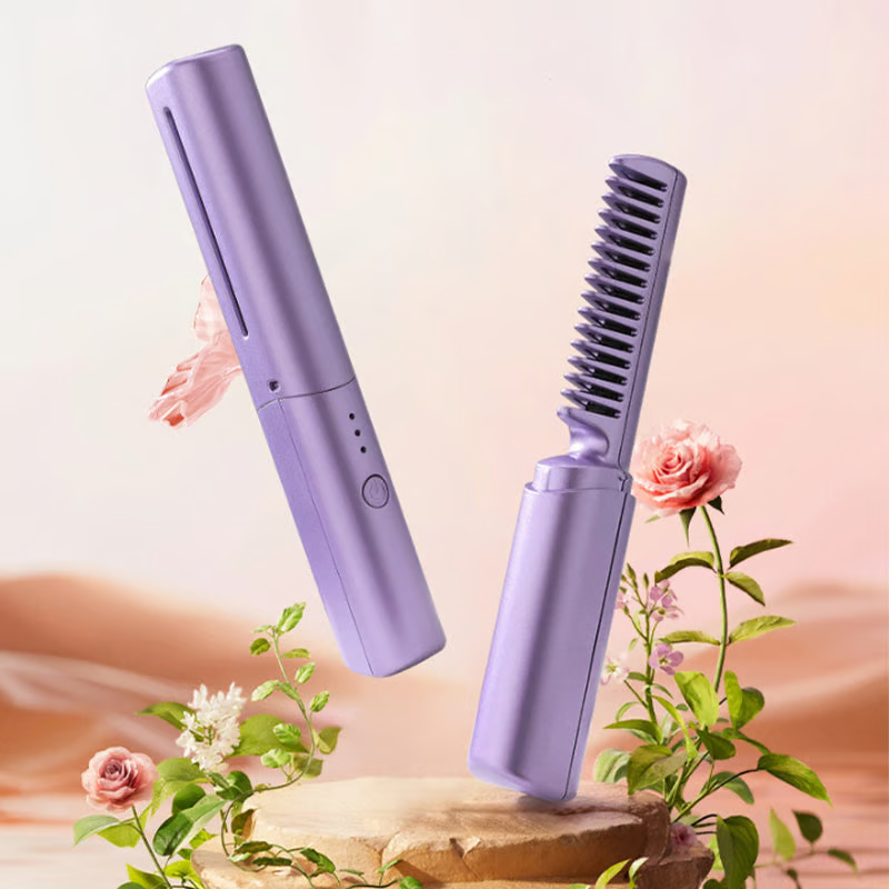 Ceramic Hairdressing Comb ~ Smooth, frizz-free hair anytime, anywhere