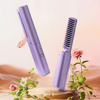 Ceramic Hairdressing Comb ~ Smooth, frizz-free hair anytime, anywhere