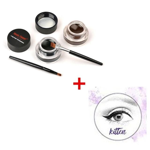 Vamped Winged Eyeliner Stamp Set