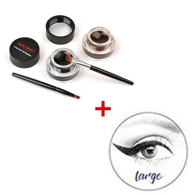 Vamped Winged Eyeliner Stamp Set